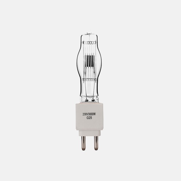 舞台灯光  C1211 G25 3000W钨丝灯 影视聚光灯泡 插脚泡3KW舞台灯泡